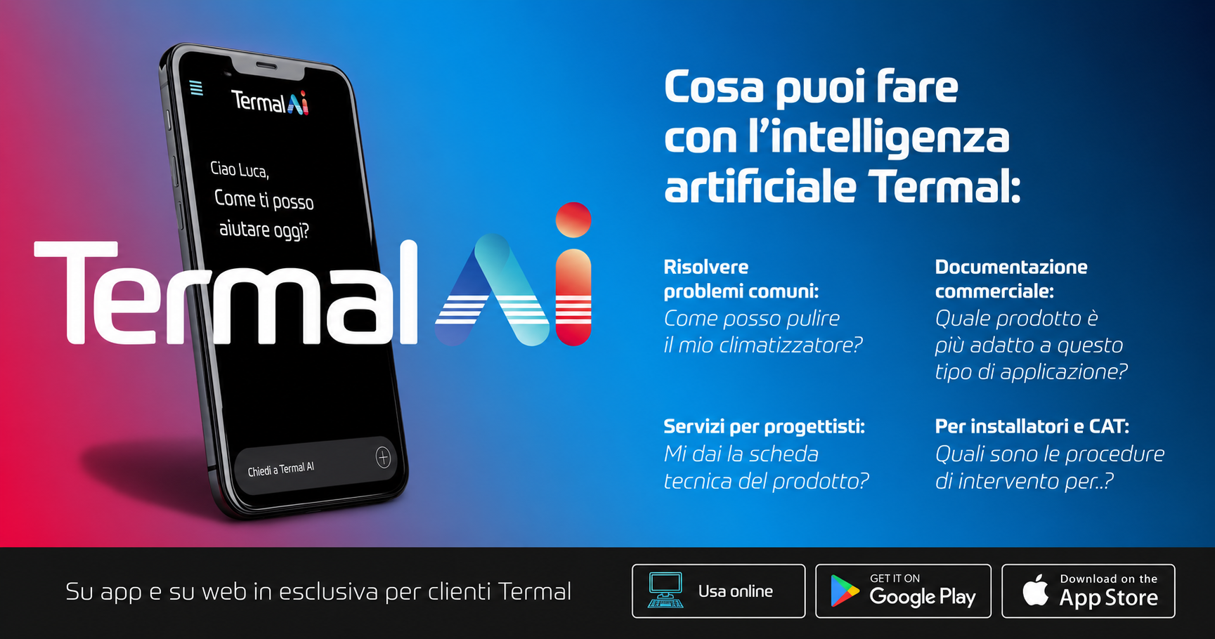 Termal Group presenta Termal AI, anche su app iOS e Android